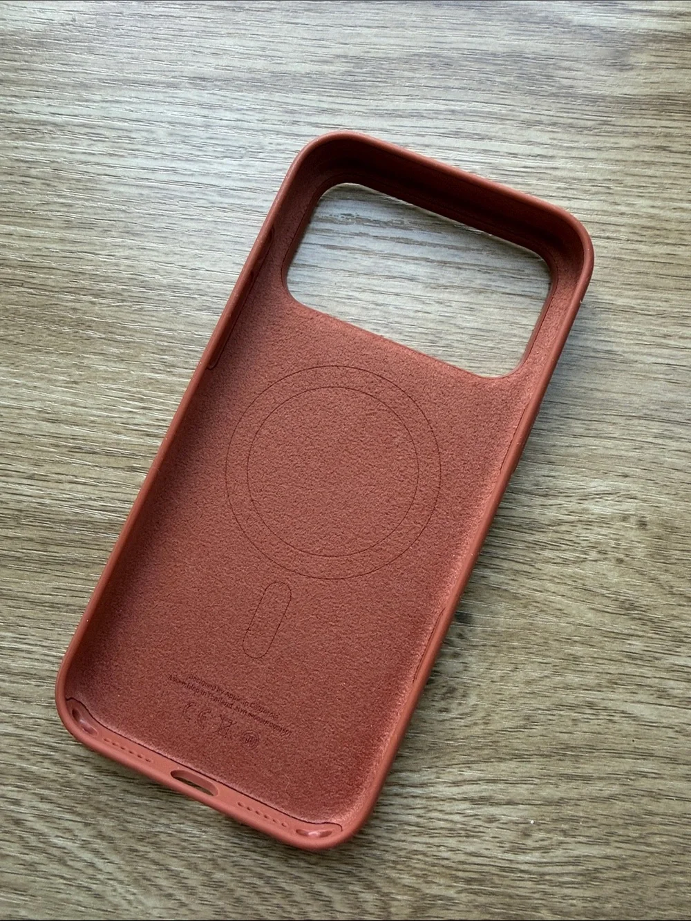 Apple iPhone 17 pro max Silicone Case - Terracotta